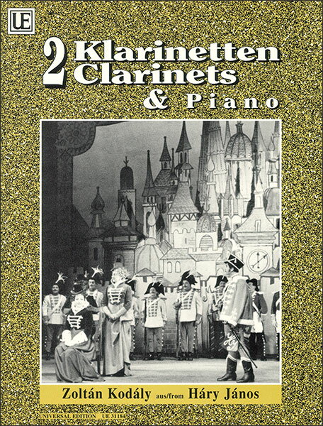 楽譜　コダーイ／「ハーリ・ヤーノシュ」より6つの小品 【Clarine Duet＆Piano】(【745918】／UE 31184／輸入楽譜（T）)