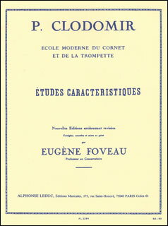 楽天楽譜ネッツ楽譜　クロドミール／12の性格的な練習曲 【Trumpet】（【1037743】／AL2294／48182062／トランペット教本／輸入楽譜（T））
