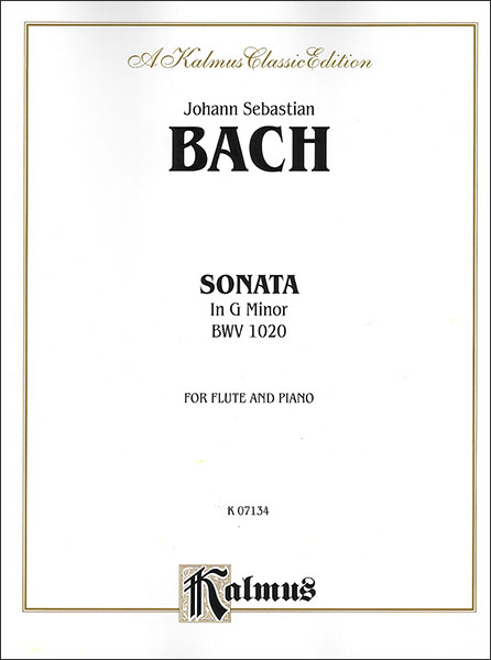  J.S. Хå/ե롼ȡʥ BWV 1020(25536/K07134/ե롼&ԥ/͢(T))