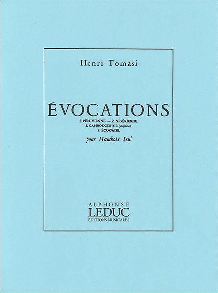 楽天楽譜ネッツ楽譜　トマジ／エヴォカシオン （喚起）（【1030228】／AL24084／48182663／オーボエ・ソロ（無伴奏）／輸入楽譜（T））