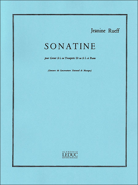 楽天楽譜ネッツ楽譜　リュエフ／ソナチネ（【1036751】／AL21815／48181851／トランペット（Bb/C）＆ピアノ／輸入楽譜（T））