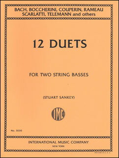 楽譜　12の二重奏曲集(【414991】／3030／コントラバス2重奏 (スコア)／輸入楽譜（T）)