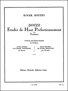 楽天楽譜ネッツ楽譜　ブートリー／12の高度な練習曲（【563763】／AL21853／48181875／トロンボーン教本／輸入楽譜（T））
