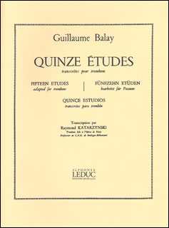 楽天楽譜ネッツ楽譜　バレイ／トロンボーンのための15の練習曲（【1037452】／AL26249／48183982／トロンボーン教本／輸入楽譜（T））