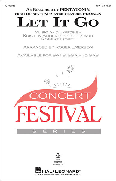 楽譜 ペンタトニックス/レット・イット・ゴー (「アナと雪の女王」より) 【女声三部合唱】(10冊以上からの注文受付)(【1678988】/00143085/女声3部合唱 (SSA & ピアノ(オプション:アカペラ))/輸入楽譜(T))
