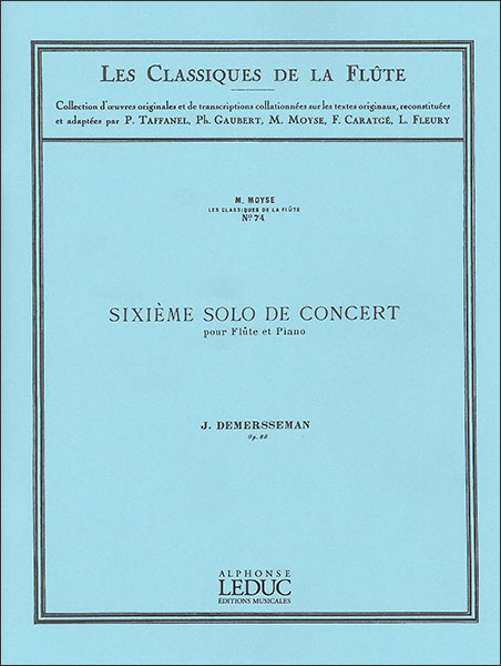 楽天楽譜ネッツ楽譜　ドゥメルスマン／演奏会用ソロ 第6番 作品82 （イタリア風協奏曲）（【1029424】／AL19484／48180853／フルート＆ ピアノ／輸入楽譜（T））