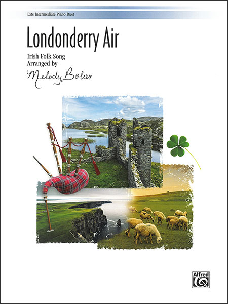 楽譜 ロンドンデリーの歌 (デリー地方のアイルランド民謡) 【ピアノ連弾】(【2162624】/48670/1台4手連弾/輸入楽譜(T))