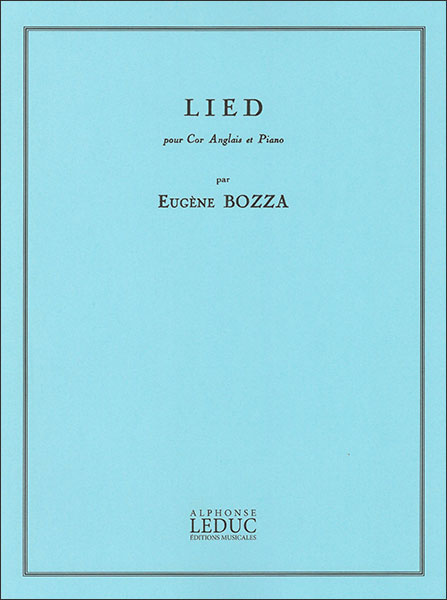 楽天楽譜ネッツ楽譜　ボザ／歌曲 （リート）（【1030080】／AL21337／48181615／イングリッシュ・ホルン＆ピアノ／輸入楽譜（T））