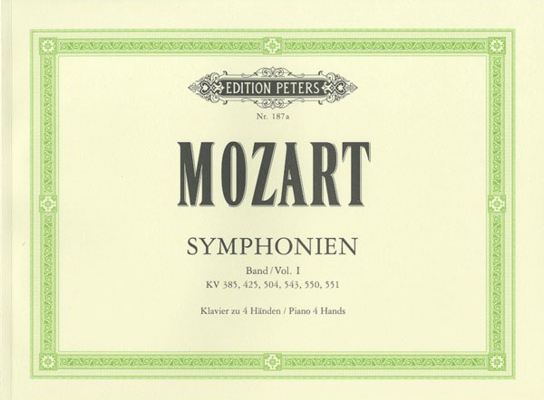 楽譜　モーツァルト／交響曲集 第1巻(GYP00079063／187A／ピアノ連弾／輸入楽譜（Y）)