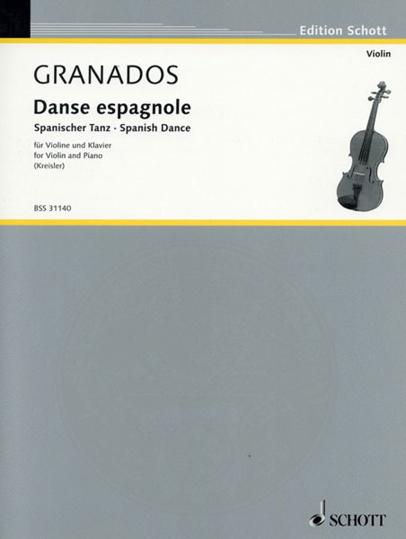楽譜　グラナドス ＝クライスラー／スペイン舞曲集 Op.37より 第5番「アンダルーサ」(GYS00073609／BSS31140／バイオリン／輸入楽譜（Y）)
