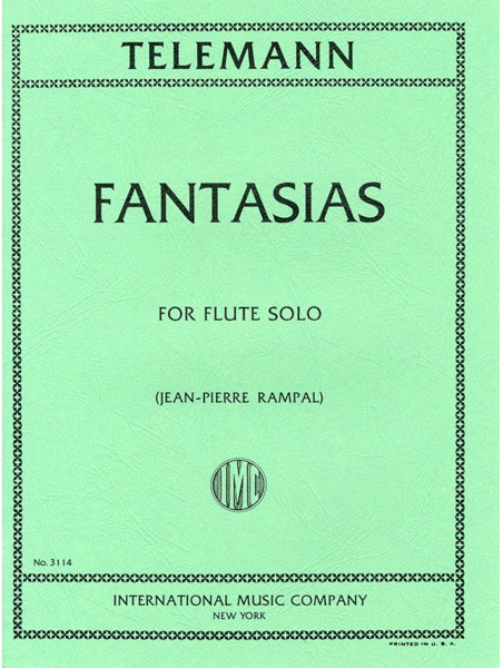 楽譜 テレマン/12の幻想曲(ランパル編)(GYW00074358/3114/フルート/輸入楽譜(Y))