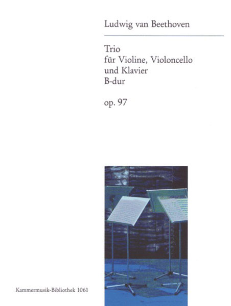 楽譜 ベートーヴェン/ピアノ三重奏曲 第7番 変ロ長調 Op.97「太公」(GYW00075061/KM1061/パート譜セット 三重奏/輸入楽譜(Y))のサムネイル