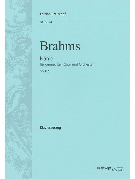 楽譜 ブラームス/悲歌 Op.82(独語・英語)(GYC00074998/EB6074/合唱ヴォーカル・スコア/輸入楽譜(Y))