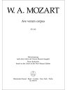 楽譜　モーツァルト／モテット「アヴェ・ヴェルム・コルプス」 KV 618（ラテン語）(GYC00074939／BA4946A／合唱ヴォーカル・スコア／輸入楽譜（Y）)