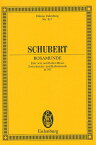 楽譜　シューベルト／付随音楽 「ロザムンデ」より 間奏曲とバレエ音楽(GYA00004472／ETP817／スコア（小型）／輸入楽譜（Y）)