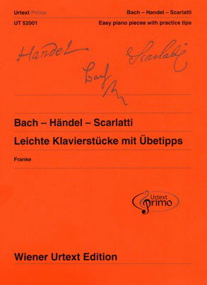 楽譜　J.S.バッハ、ヘンデル、スカルラッティ／はじめてのウィーン原典版 第1巻（やさしいピアノ作品と練習のヒント）（フランケ編）(GYP00065678／UT52001／ピアノ・ソロ／輸入楽譜（Y）)