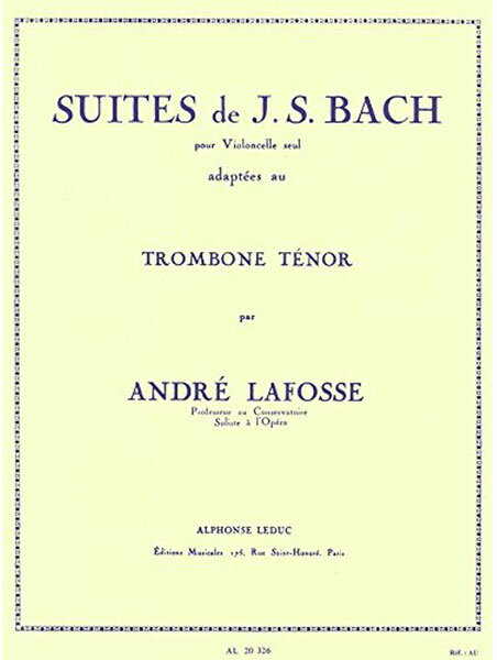 楽天楽譜ネッツ楽譜　バッハ／無伴奏チェロ組曲/無伴奏トロンボーン用編曲（GYW00009174／AL20326／トロンボーン・ソロ／輸入楽譜（Y））