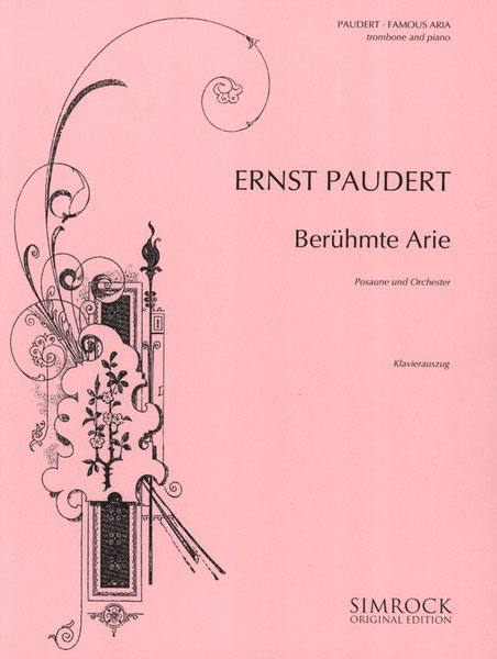 楽譜 パウデルト/有名なアリア(GYW00011464/EE1069/トロンボーンとピアノ/輸入楽譜(Y))