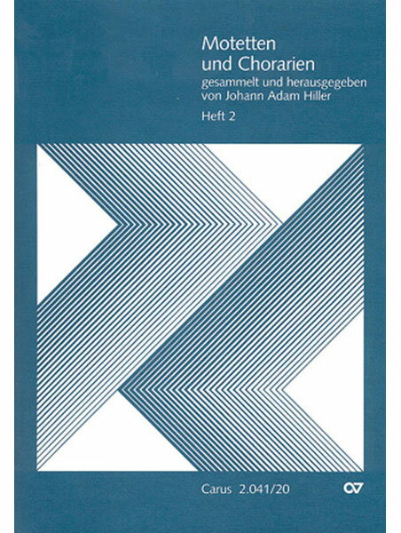 楽譜 ヨハン・アダム・ヒラーのモテット & アリア、合唱曲選集 第2巻(ウォルフ編)(GYC00105743/2.041/20/合唱作品/輸入楽譜(Y))