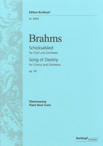 楽譜 ブラームス/運命の歌 Op.54(独語,英語)(原典版)(GYC00107037/EB8294/合唱作品/輸入楽譜(Y)) 1