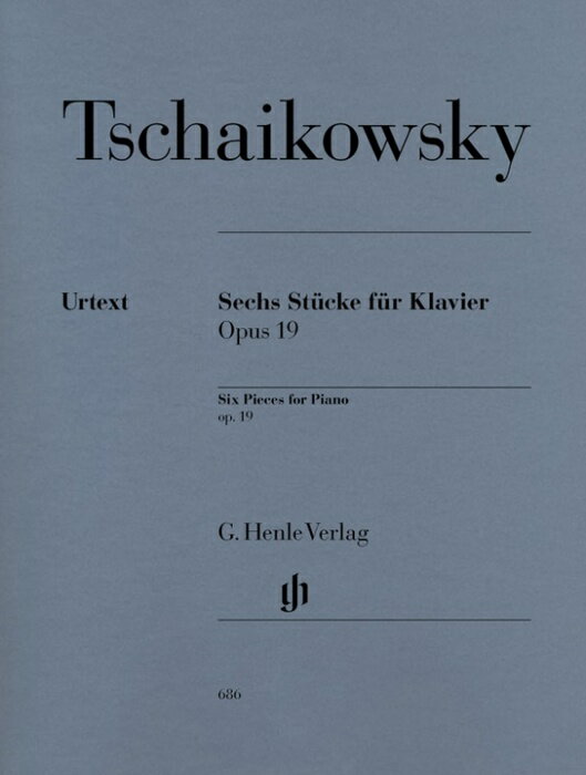 楽譜 チャイコフスキー/6つの小品 Op.19(原典版/Vajdman編)(GYP00005277/HN686/ピアノ・ソロ/輸入楽譜(Y))