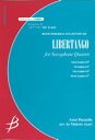 楽譜 ピアソラ(編曲:浅利真)/リベルタンゴ(サクソフォーン4重奏)(G:4:T:3 039 30)