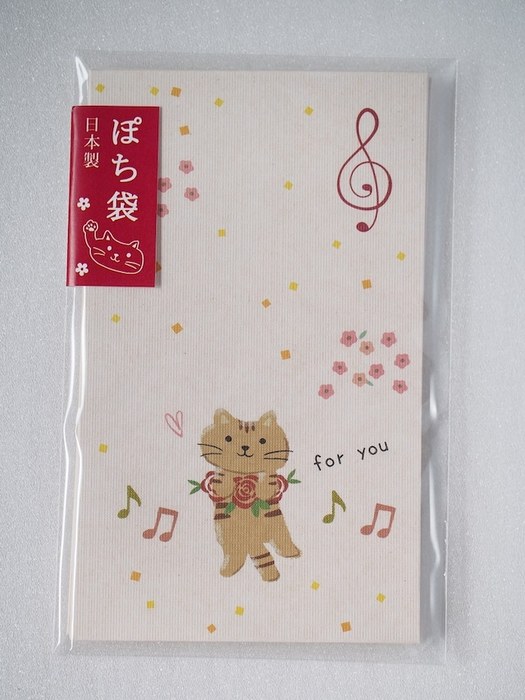 NL140 ぽち袋 フラワー(【725】 サイズ:65×110mm (1セット5枚入り))