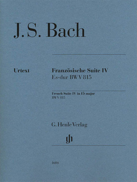 楽譜 バッハ/フランス組曲 第4番 BWV 815/原典版/Scheideler編/Schneidt運指(GYP01101543/ピアノ・ソロ/輸入楽譜(Y))