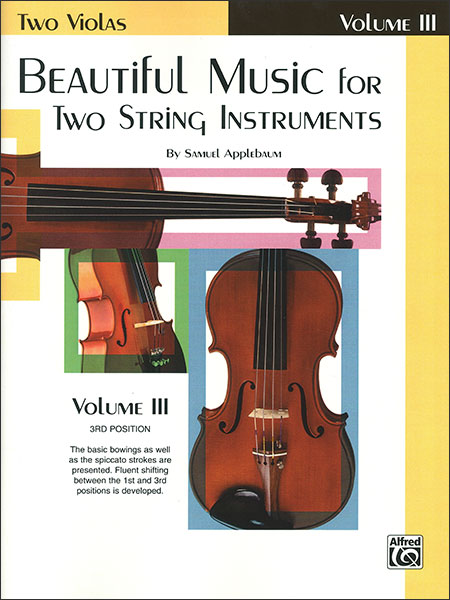 楽譜 2本の弦楽器のための美しい小品集 第3巻 【ヴィオラ二