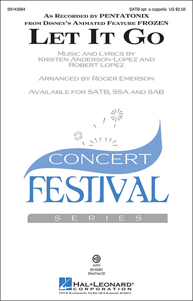 楽譜 ペンタトニックス/レット・イット・ゴー (「アナと雪の女王」より) 【混声四部合唱】(10冊以上からの注文受付)(【1678987】/00143084/混声4部合唱 (SATB & ピアノ(オプション:アカペラ))/輸入楽譜(T))