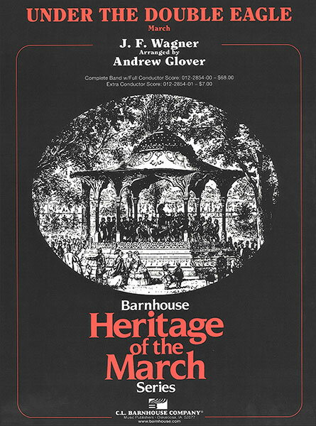 楽譜 ワグナー/双頭の鷲の旗の下に(【485】/012-2854-00/輸入吹奏楽譜(T)コンサート・バンド/G3.5/T:3:46)