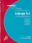 楽譜　ドビュッシー（飯島俊成編曲）／アラベスク第一番（サクソフォーン五重奏）（G:3.5:T:4'10） ENMS-84074／ブレーン・アンサンブル・コレクション／S.SaxA.SaxT.SaxB.Sax