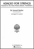 楽譜 サミュエル・バーバー/弦楽のためのアダージョ(【82291】/50480216/ピアノ・ソロ/輸入楽譜(T))