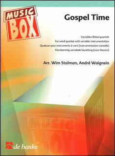 楽譜　ゴスペル・タイム（フレックス4重奏） DHP1002125-070／編成表＋パート譜＋スコア／輸入楽譜（T）