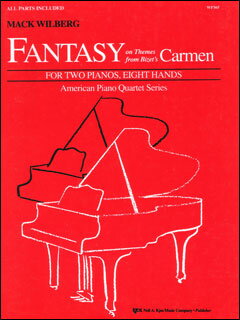 楽譜 ビゼーのカルメンの主題による幻想曲(2P8H)(【106301】/WP365/2台ピアノ8手/輸入楽譜(T))のサムネイル