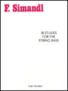 楽譜 シマンドル／30の練習曲 O2941／コントラバス／輸入楽譜（T）