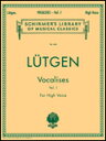 楽譜　B.リュートゲン／ヴォカリーズ第1巻（20の練習曲）（高声用）(50255910／声楽教本／輸入楽譜（T）)
