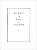 楽譜　バーバー／弦楽のためのアダージョ 50341440／String Orchestra Full Score／輸入楽譜（T）