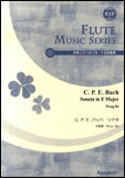 楽譜　C.P.E.バッハ／ソナタ ホ長調 Wotq84（伴奏CDつきフルート音楽叢書） SF-040