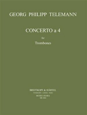 ジャンル：トロンボーン出版社：Musica Rara弊社に在庫がない場合の取り寄せ発送目安：8日〜31日作曲者：Georg Telemann／ゲオルク・テレマングレード：3編成：トロンボーン四重奏演奏時間：5分10秒解説：【編成】4トロンボーンこちらの商品は他店舗同時販売しているため在庫数は変動する場合がございます。9,091円以上お買い上げで送料無料です。