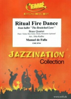 [楽譜] 火祭りの踊り(ファリャ)【金管四重奏】《輸入金管アンサンブル》【10,000円以上送料無料】(Ritual Fire Dance (4 Brass)《輸入楽譜》