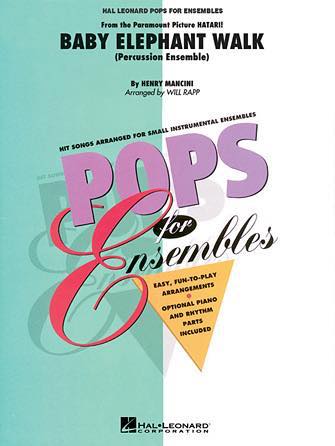 [楽譜] 子象の行進(マンシーニ)【打楽器六重奏,打楽器アンサンブル】《輸入打楽器アンサンブル》【10,000円以上送料無料】(Baby Elephant Walk (6 Perc)《輸入楽譜》