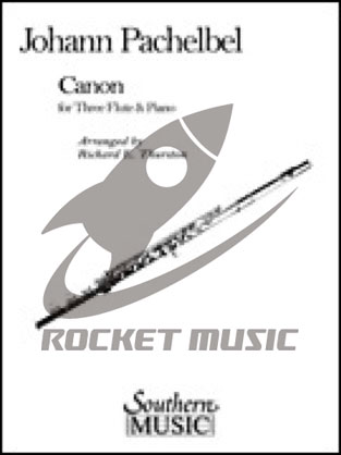 [楽譜] カノン(パッヘルベル)【フルート三重奏】《輸入木管アンサンブル》【10,000円以上送料無料】(CANON (3 Flu)《輸入楽譜》