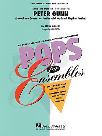 [楽譜] ピーター・ガン(マンシーニ)【サクソフォーン四重奏,サクソフォーン・アンサンブル】《輸入木管アンサン...【10,000円以上送料無料】(Peter Gunn (4 Sax)《輸入楽譜》