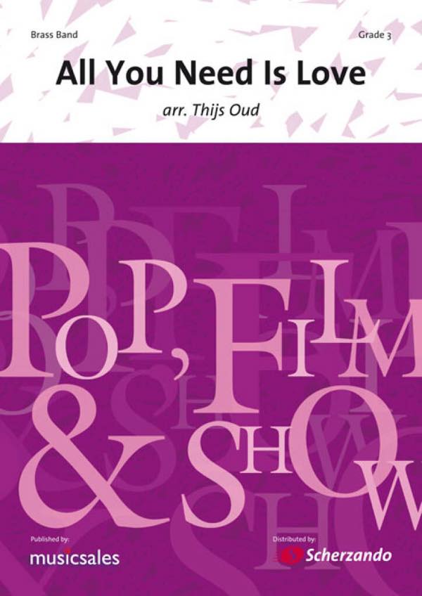 [楽譜] 愛こそすべて(ビートルズ)【ブリティッシュ・スタイル金管バンド】【10,000円以上送料無料】(All You Need Is Love(Brass Band)《輸入楽譜》