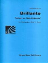 [楽譜] ブリランテ 〜“ルール・ブリタニア”による幻想曲 (Euph solo or duet)【納期遅延商...【送料無料】(BRILLANTE - Fantasy on Rule Britannia (Brass Band)《輸入楽譜》
