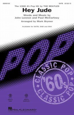 楽譜 《輸入合唱楽譜》ビートルズ／ヘイ ジュード(SATB: 混声四部合唱)【10,000円以上送料無料】(Hey Jude (SATB)《輸入楽譜》