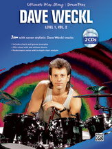 楽譜 究極のドラムプレイ／デイブ ウェックル曲集Vol.2（CD付）《輸入ドラム楽譜》【10,000円以上送料無料】(Ultimate Play-Along Drum Trax: Dave Weckl, Level 1, Volume 2)《輸入楽譜》