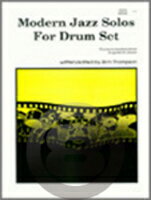  モダンジャズ・ドラム・ソロ集（CD付）《輸入ドラム楽譜》(Modern Jazz Solos For Drum Set (Book w/CD)《輸入楽譜》