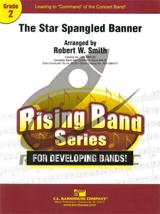  アメリカ国歌 吹奏楽譜(STAR SPANGLED BANNER,THE)《輸入楽譜》